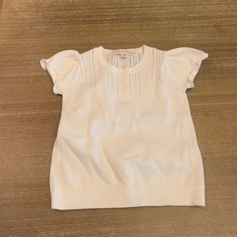 Chic White Hope & Henry Girl’s Sweater